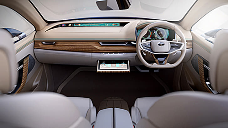 Screens on dash 'appear' when required. 